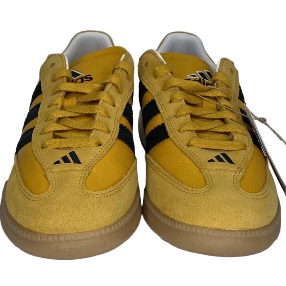 NEW ADIDAS Samba MN Men’s Sneakers Size 7 Crew Yellow Leather Low-Top Lace-Up